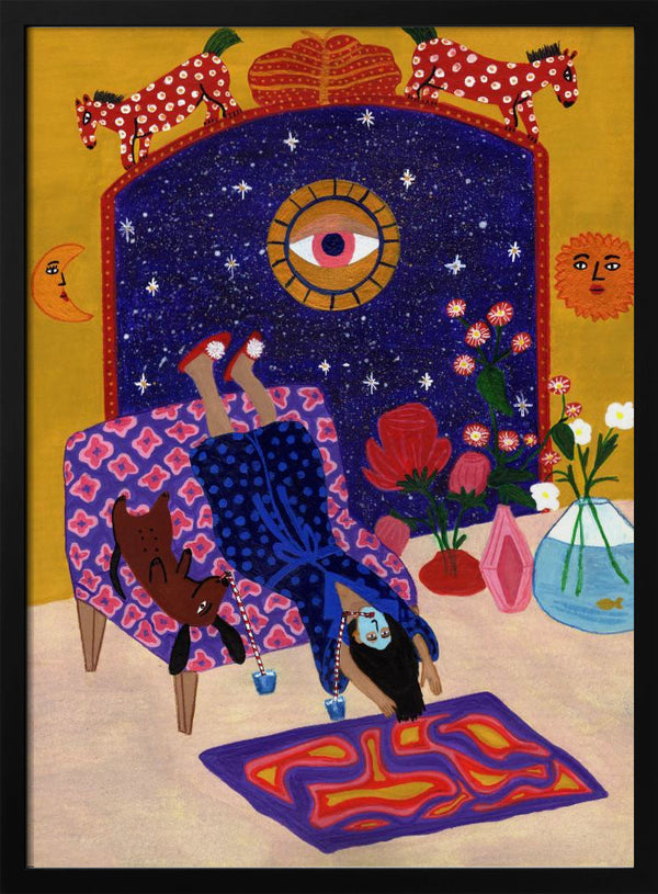 Tablou înramat „Day off from office” de Jota de jai