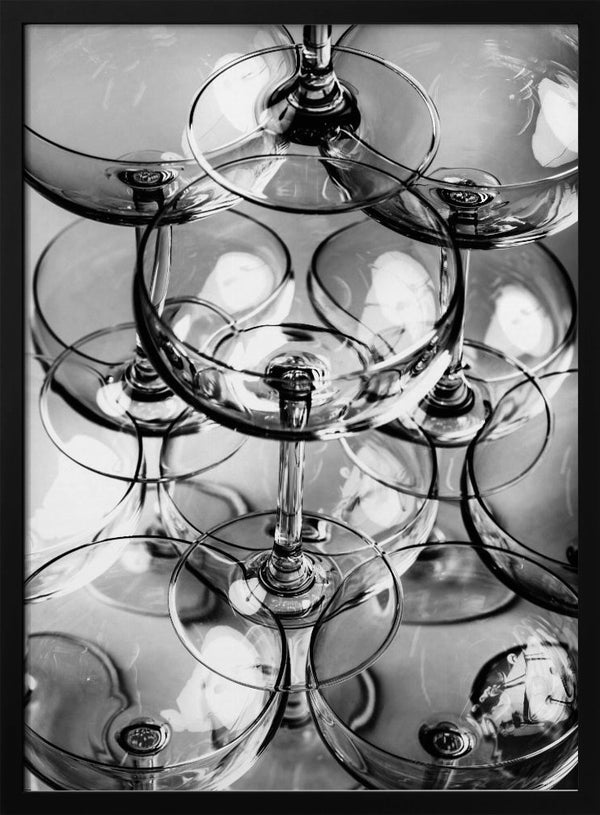 Tablou înramat „Champagne tower_8” de Pictufy Studio III