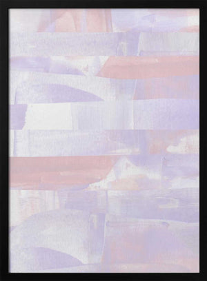 Tablou înramat „Pastel Hues Of Lavender And Peach” de uplusmestudio