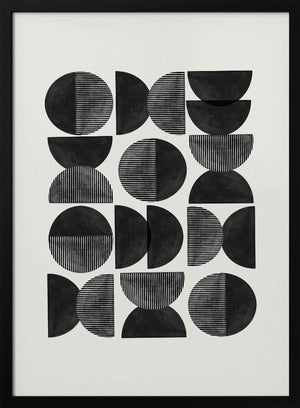 Tablou înramat „Geometric Rhythm” de THE MIUUS STUDIO