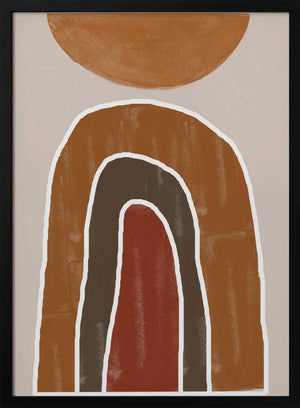 Tablou înramat „Earthy Arches” de THE MIUUS STUDIO