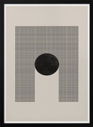 Tablou înramat „Geometric Eclipse” de THE MIUUS STUDIO