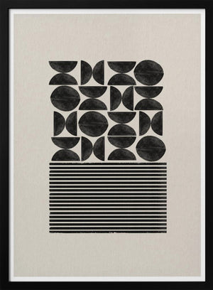 Tablou înramat „Geometric Balance” de THE MIUUS STUDIO