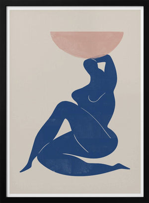 Tablou înramat „Harmony in Blue” de THE MIUUS STUDIO