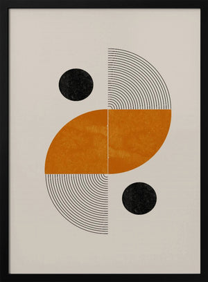 Tablou înramat „Geometric Harmony” de THE MIUUS STUDIO