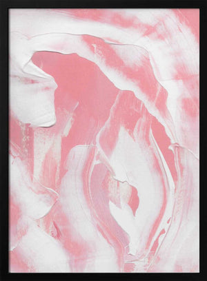 Tablou înramat „Harmonious Blend Of Pink And White Hues” de uplusmestudio