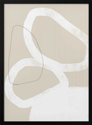 Tablou înramat „Intertwined Organic Shapes” de uplusmestudio