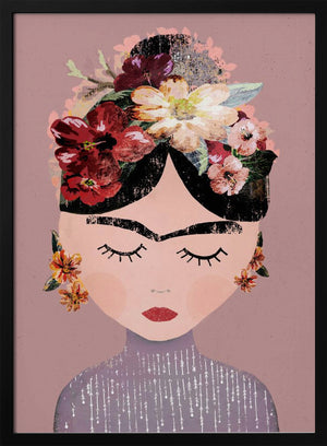 Tablou înramat „Floral Serenity” de Treechild