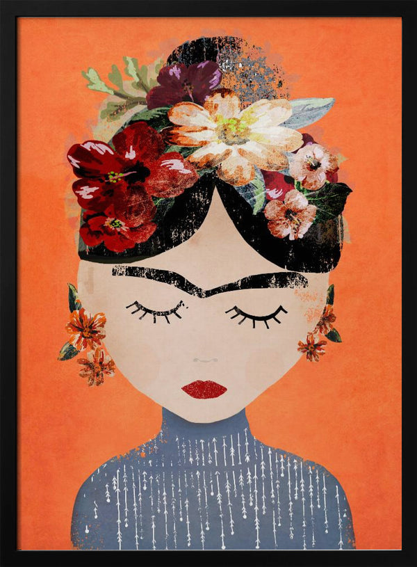 Tablou înramat „Floral Dreamer” de Treechild