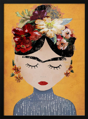 Tablou înramat „Floral Serenity” de Treechild