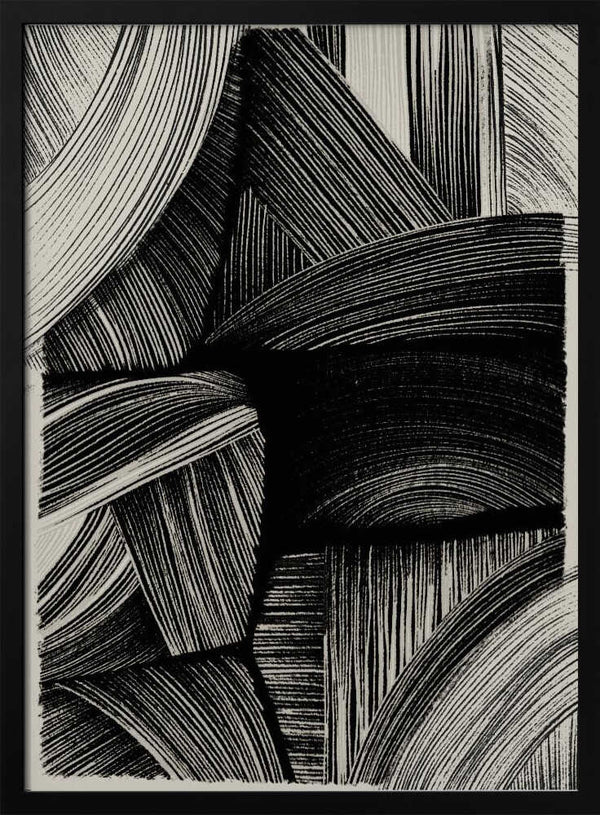 Tablou înramat „Curved Line Symphony” de Treechild