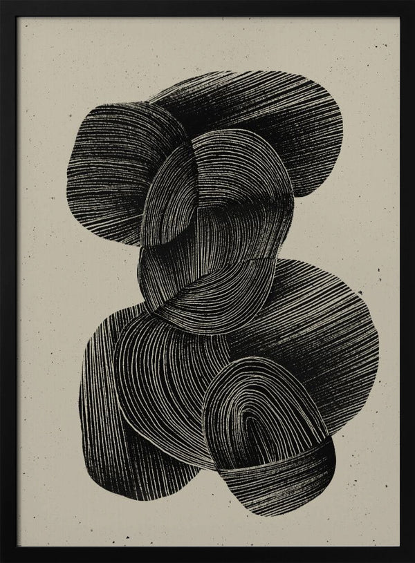 Tablou înramat „Fluid Echoes” de Treechild