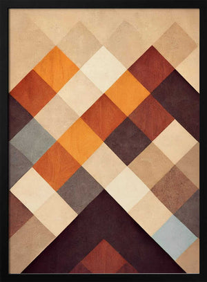 Tablou înramat „Geometric Harmony” de Treechild