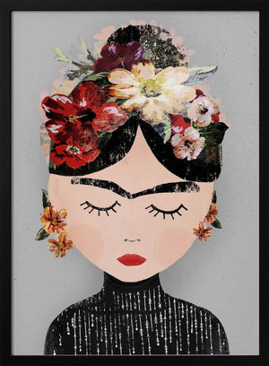 Tablou înramat „Floral Serenity” de Treechild