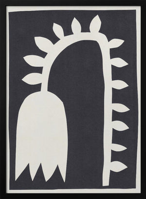 Tablou înramat „Black Tulip #2” de Alisa Galitsyna