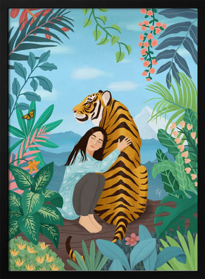 Tablou înramat „Tiger” de Petra Holíková