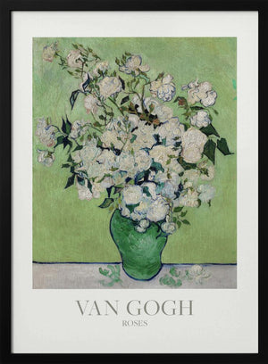 Tablou înramat „Roses” de Vincent Van Gogh