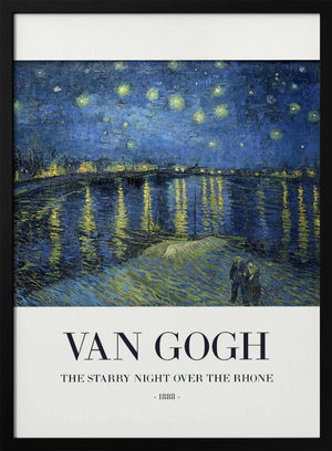 Tablou înramat „The Starry Night Over The Rhone” de Vincent Van Gogh