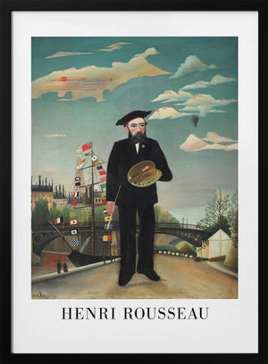 Tablou înramat „Self Portrait 1890” de Henri Rousseau