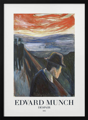 Tablou înramat „Despair” de Edvard Munch
