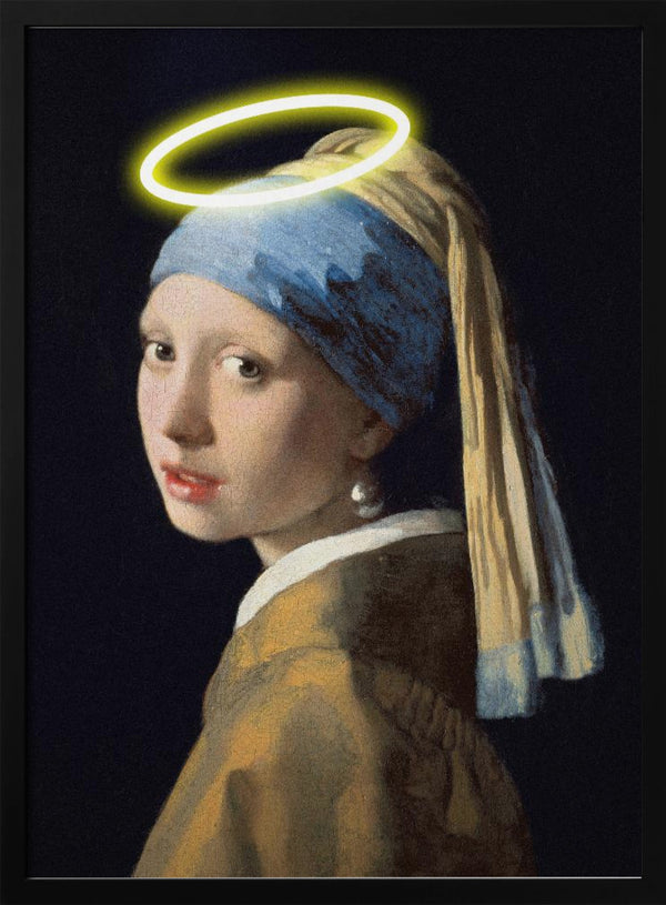 Tablou înramat „Girl With A Halo” de Artelele