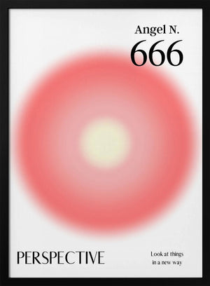 Tablou înramat „Angel Number 666” de Amélie