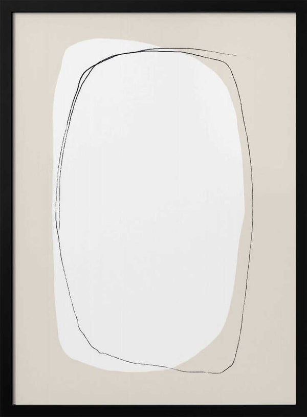 Tablou înramat „Layered Oval Shapes” de uplusmestudio