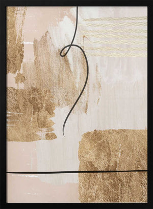 Tablou înramat „Aesthetic Gold-2” de Sally Ann Moss