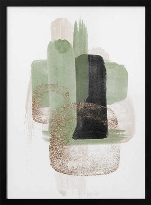 Tablou înramat „Simple Green-3” de Sally Ann Moss