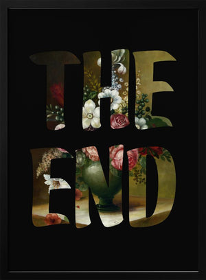Tablou înramat „The End” de Famous When Dead