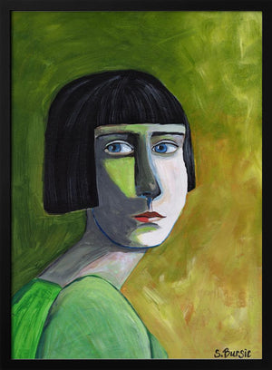 Tablou înramat „Lady with the Look” de Sharyn Bursic