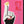 Tablou înramat „It's All Love Hand Pink” de Frances Collett