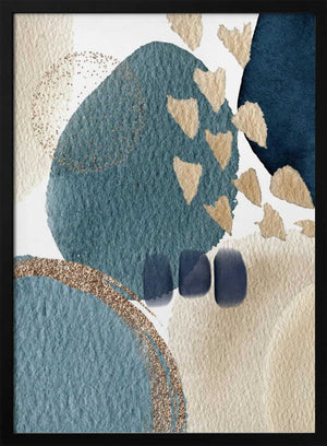 Tablou înramat „Blue Beauty-3” de Sally Ann Moss