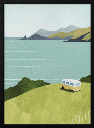 Tablou înramat „Van Life” de longwayhome