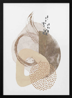 Tablou înramat „Neutral Silk-1” de Sally Ann Moss