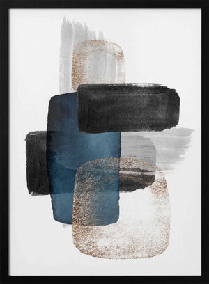 Tablou înramat „Night Blue-2” de Sally Ann Moss