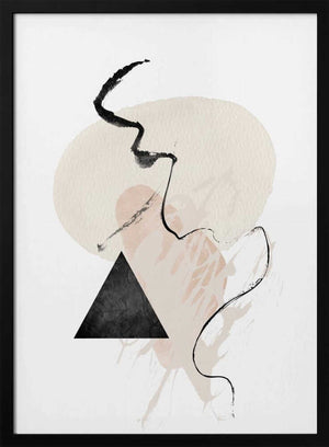 Tablou înramat „Simple-Beige-3” de Sally Ann Moss