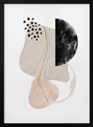 Tablou înramat „Simple-Beige-3” de Sally Ann Moss