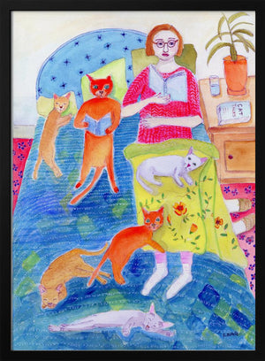 Tablou înramat „Night Ritual” de Sharyn Bursic