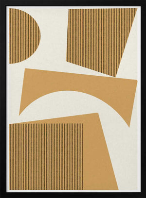 Tablou înramat „Curved Harmony” de THE MIUUS STUDIO