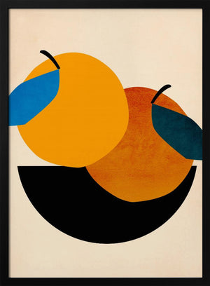 Tablou înramat „Two Oranges” de Kubistika
