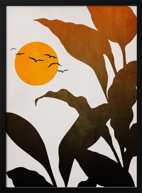 Tablou înramat „Mystic River” de Kubistika