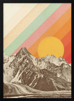 Tablou înramat „Mountainscape Nº1” de Florent Bodart