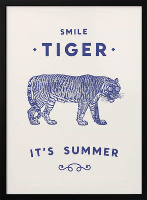Tablou înramat „Smile Tiger” de Florent Bodart