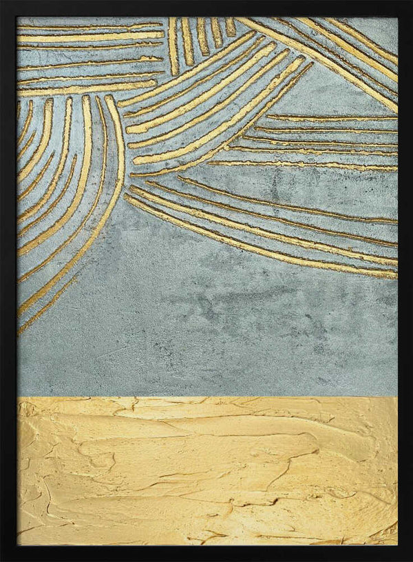 Tablou înramat „Ancient Golden Sun” de Alyson Storms