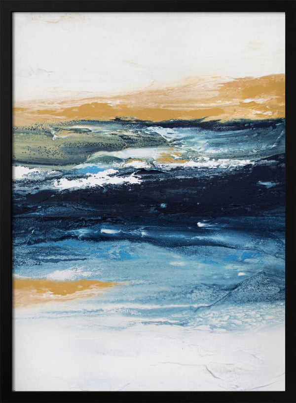 Tablou înramat „Rainbow Stripes 2” de Alyson Storms