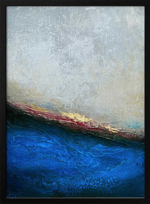 Tablou înramat „Slate Wave” de Alyson Storms