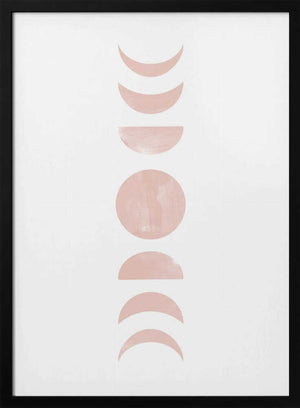Tablou înramat „Moon Phase No.1” de Melloi Art Prints