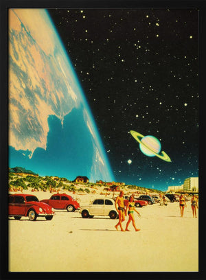 Tablou înramat „Galaxy Beach” de Taudalpoi