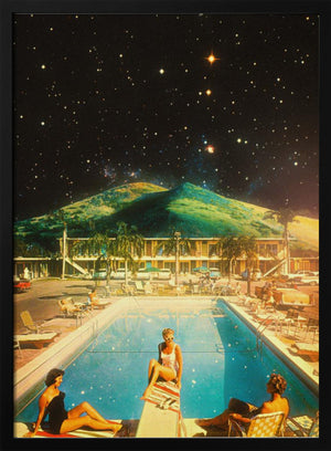 Tablou înramat „Space Pool” de Taudalpoi